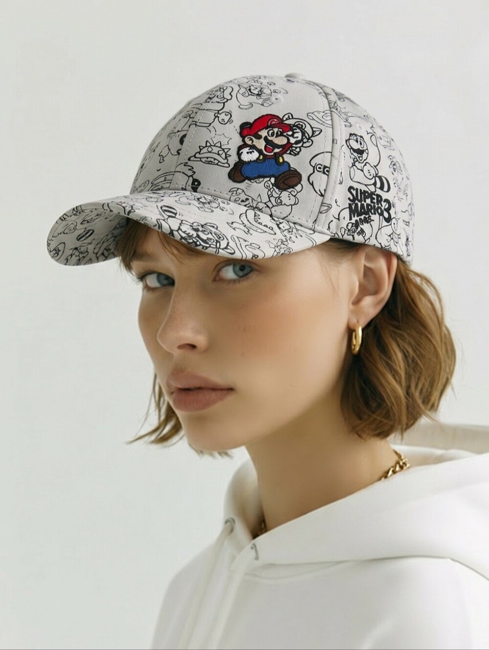 Nintendo Kids Cap - Gray